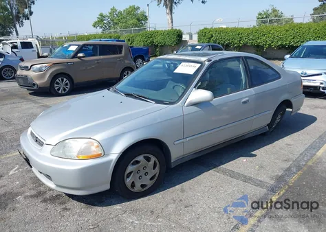 1996 Honda Civic Ex from USA, damaged, VIN 1HGEJ8148TL085290